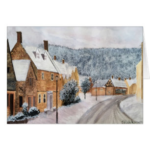 NOT A CREATURE WAS STIRRING. WATERCOLOR