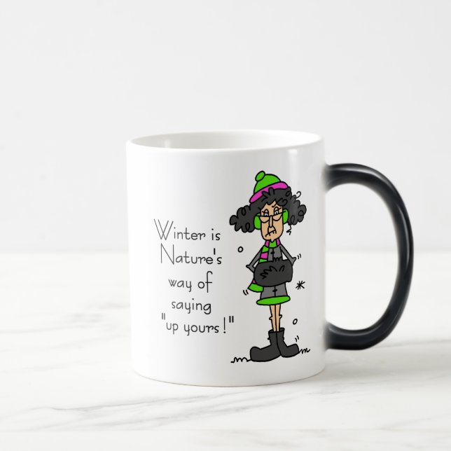 Not a Fan of Winter Magic Mug (Right)