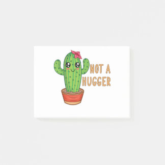 Not A Hugger Cactus Post-it Notes