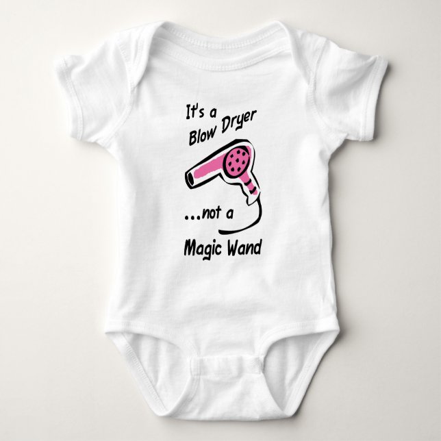 Not a Magic Wand Baby Bodysuit (Front)