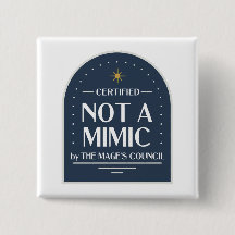 Not a Mimic Funny D&D Button