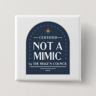 Not a Mimic Funny D&D Button