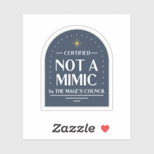 Not a Mimic Funny D&D Sticker