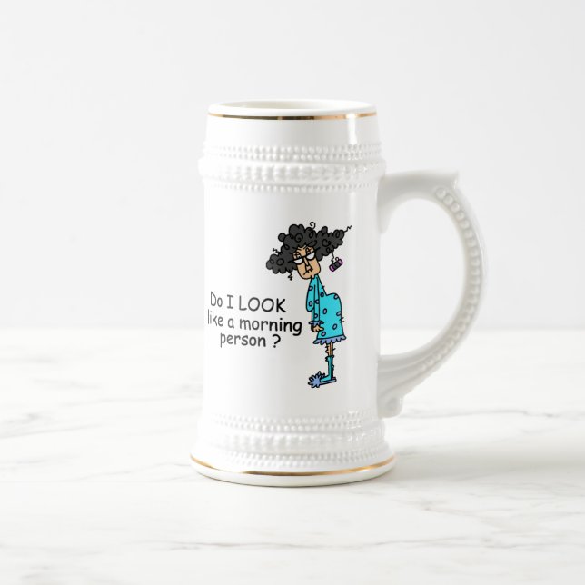 Not A Morning Person Beer Stein (Right)