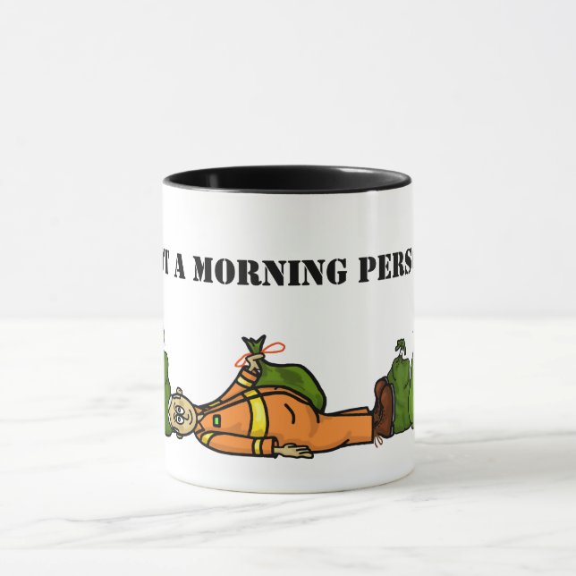 Not A Morning Person Garbage Man Mug (Center)