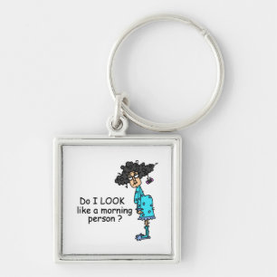 Not A Morning Person Keychain