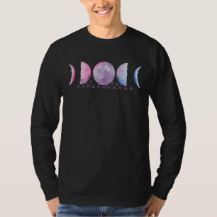 Not A Phase Moon Bisexual Flag Clothes Proud Bi P T-Shirt