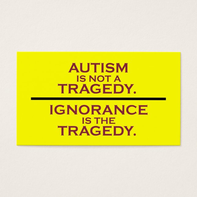 Not a Tragedy Activist Cards (Front)