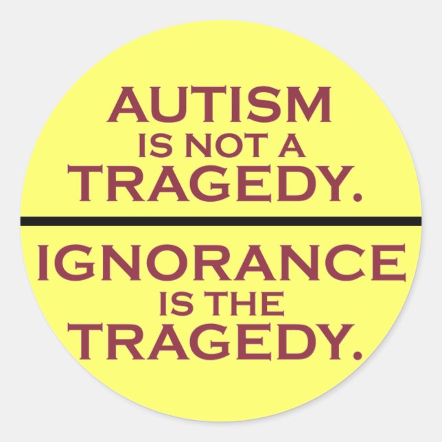 Not a Tragedy Stickers (Front)