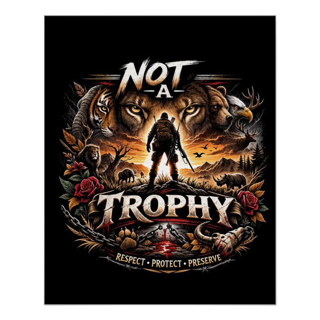 Not a Trophy Poster (Front)