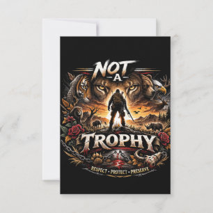 Not a Trophy Thank You Card