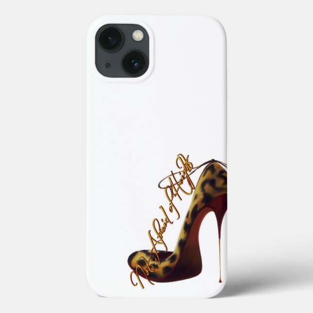 "Not Afraid of Heights" Tres Chic High Heel Design Case-Mate iPhone Case (Back)