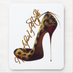 "Not Afraid of Heights" Tres Chic High Heel Design Mouse Pad