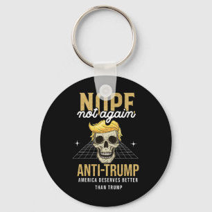Not Again Anti-trump 2024 Keychain