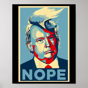 Not Again Funny Trump 2024  Poster