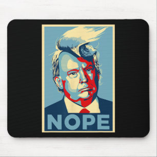 Not Again Vote 2024 Anti Trump Anti Biden  Mouse Pad