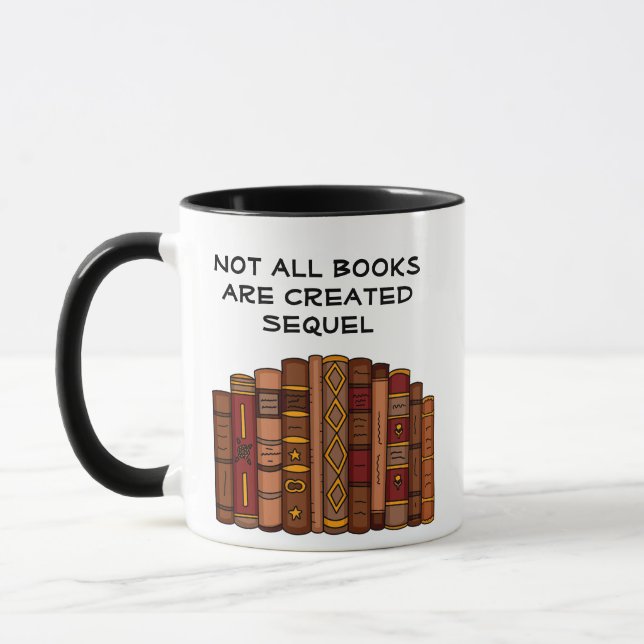 Not All Books Created Sequel | Reading Pun    Mug (Left)