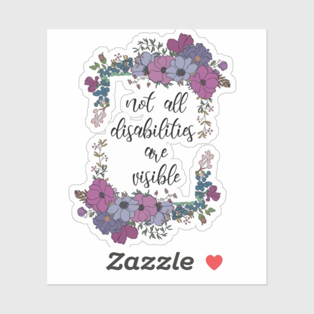 Not All Disabilities Are Visible (Sheet)