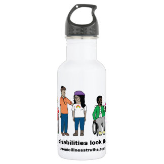 Not All Disabilities Look the Same Water Bottle