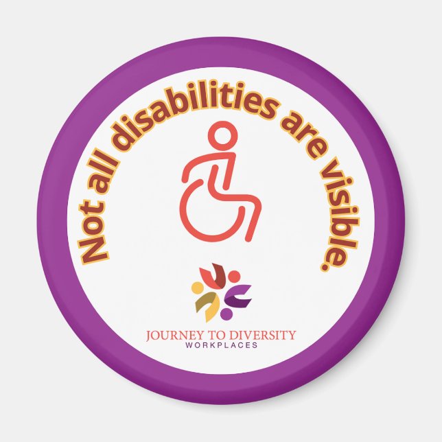 Not all disabilities magnet (Front)