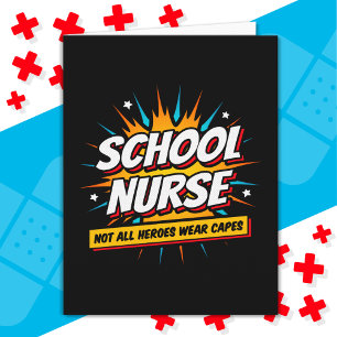 Not All Heroes Wear Capes Nurse Appreciation Card