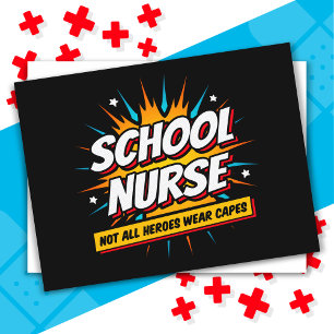 Not All Heroes Wear Capes Nurse Appreciation Postcard