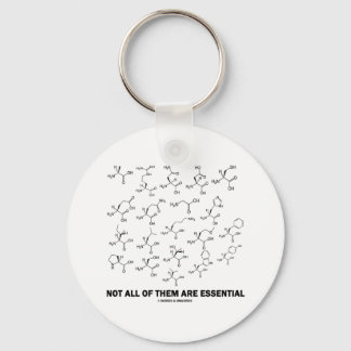 Not All Of Them Are Essential (20 Amino Acids) Keychain