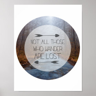 Not All Those Who Wander Are Lost Poster