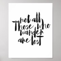 Not All Those Who Wander Are Lost