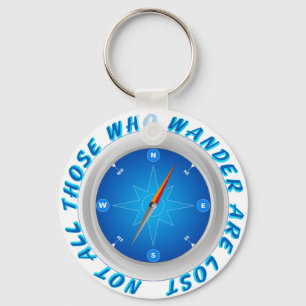 Not all those who wander keychain
