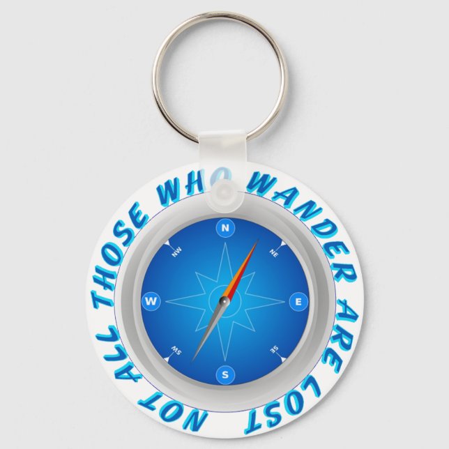 Not all those who wander keychain (Front)