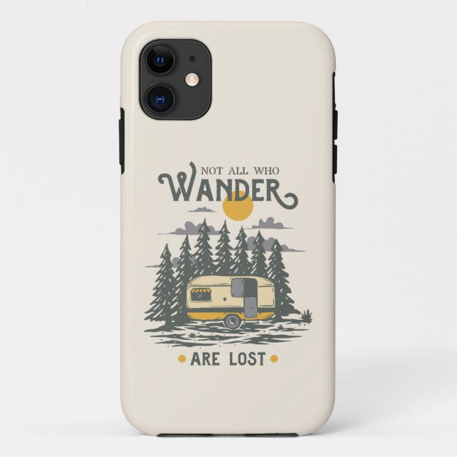 Not All Who Wander are Lost Case-Mate iPhone Case (Back)