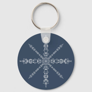 Not all who wander are lost. Hidden Words Keychain