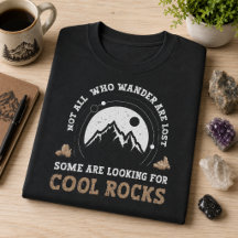 Not All Who Wander Are Lost Retro Cool Rocks 
