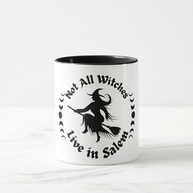 Not All Witches Live in Salem Mug (Center)