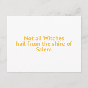 Not All Witches Postcard