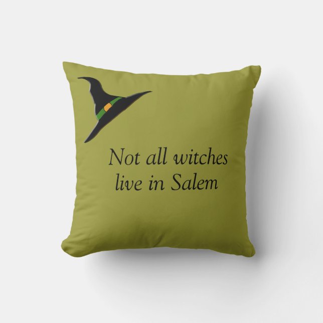 Not all witches.... throw pillow (Front)
