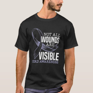 Not All Wounds Are Visible Gerd Awareness Gerd War T-Shirt