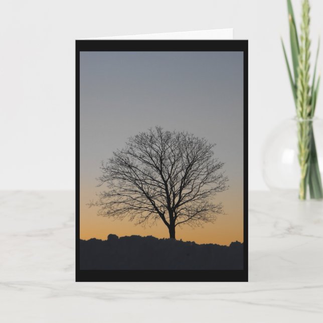 Not Alone~Thank a Soldier Thank You Card (Front)