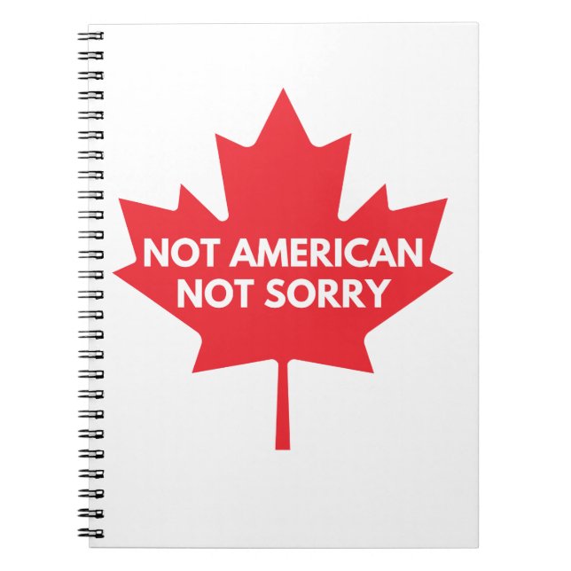 Not American, Not Sorry Notebook (Front)