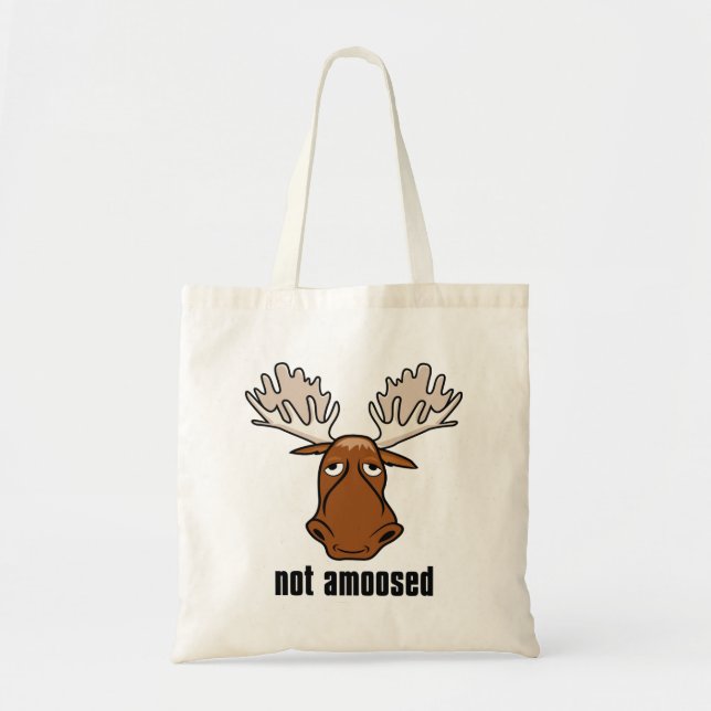 Not Amoosed Tote Bag (Front)