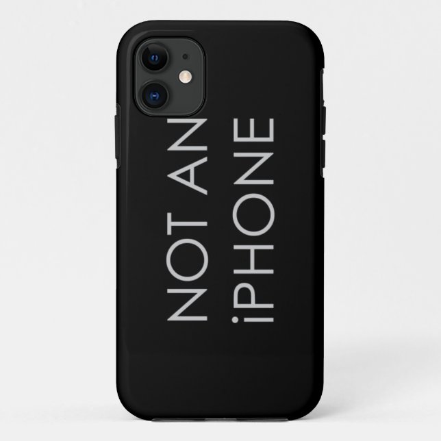 Not An iPhone Case-Mate iPhone Case (Back)