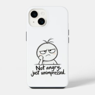 Not angry—just unimpressed! iPhone 14 case