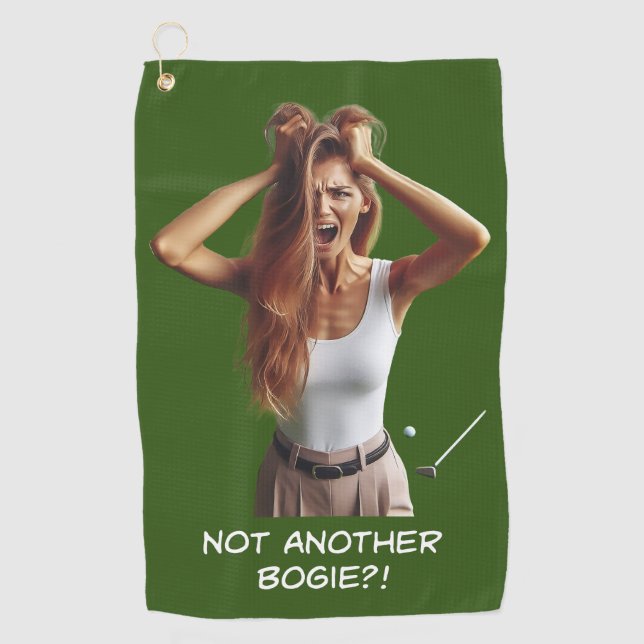 Not Another Bogie?! - Women's Golf Towel (Front)