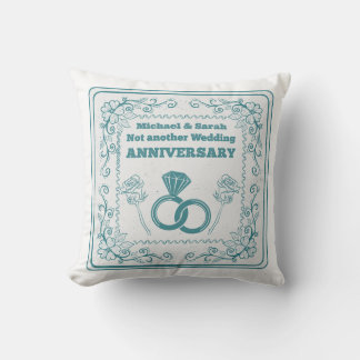 Not another wedding anniversary throw pillow