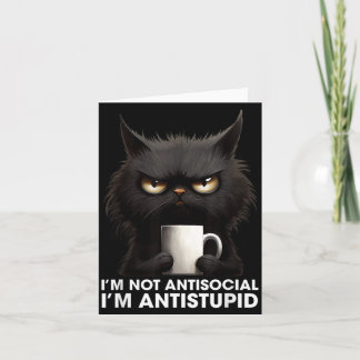 Not Antisogovernment Agencyl Antistupid Depressed Card