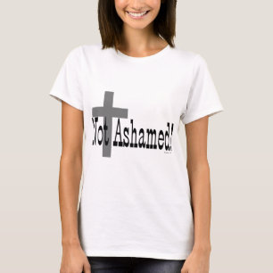Not Ashamed! Romans 1:16 (with Cross) T-Shirt