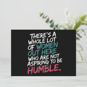 Not Aspiring to Be Humble Kamala Harris Feminist Invitation