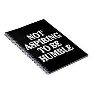 Not Aspiring to Be Humble Kamala Harris Feminist Notebook
