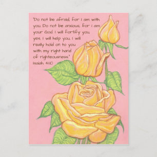 Not be afraid~Roses Postcard